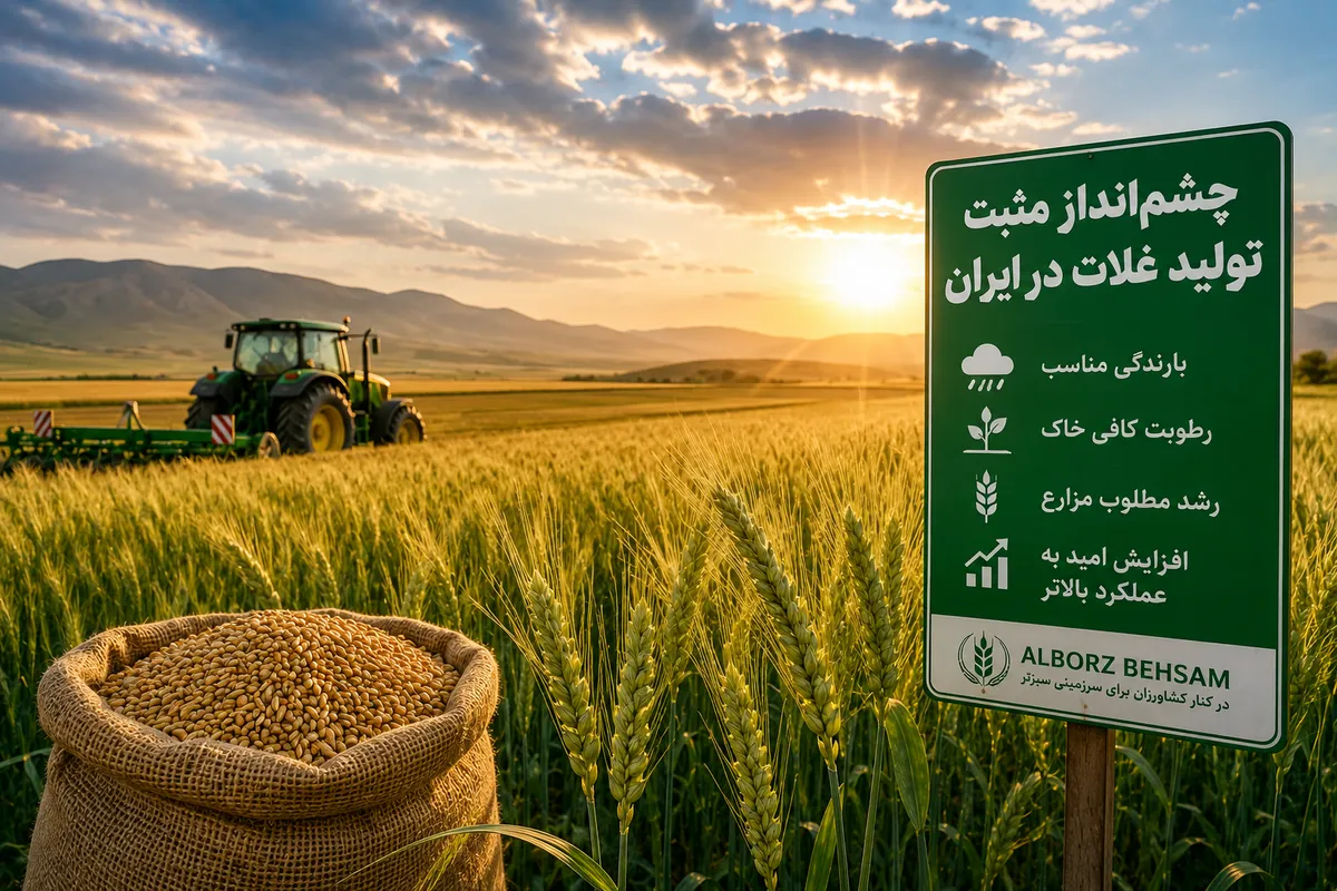 بارندگیهای مناسب، چشمانداز تولید غلات ایران را بهبود بخشید؛ فرصت طلایی برای مدیریت تغذیه مزارع
