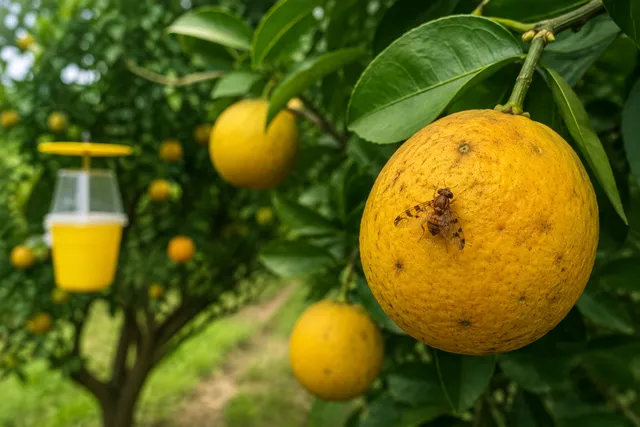 طرح حفاظت از باغ‌های مرکبات مازندران در برابر مگس میوه آغاز شد
